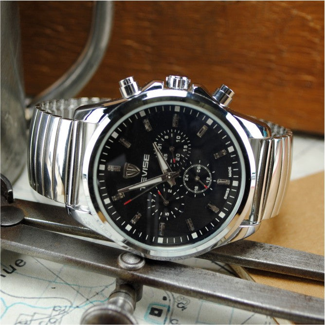 Airman - Black - Old Style Sprung Stainless